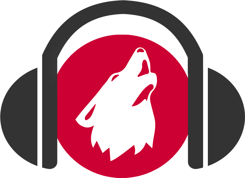 Headphones Ylva Wolf Logo - Emblem Clipart (1065x782), Png Download