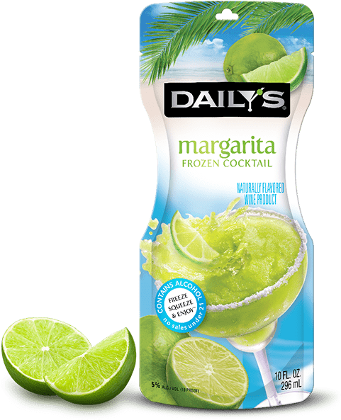 Frozen Margarita - Daily's Cocktails Margaritas Clipart (690x714), Png Download