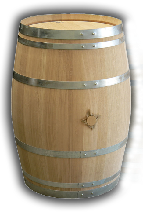 Oak Barrels - Wood Clipart (468x720), Png Download