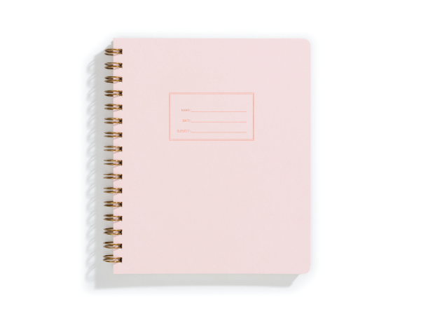 Pink Lemonade Notebook - Spiral Clipart (600x600), Png Download