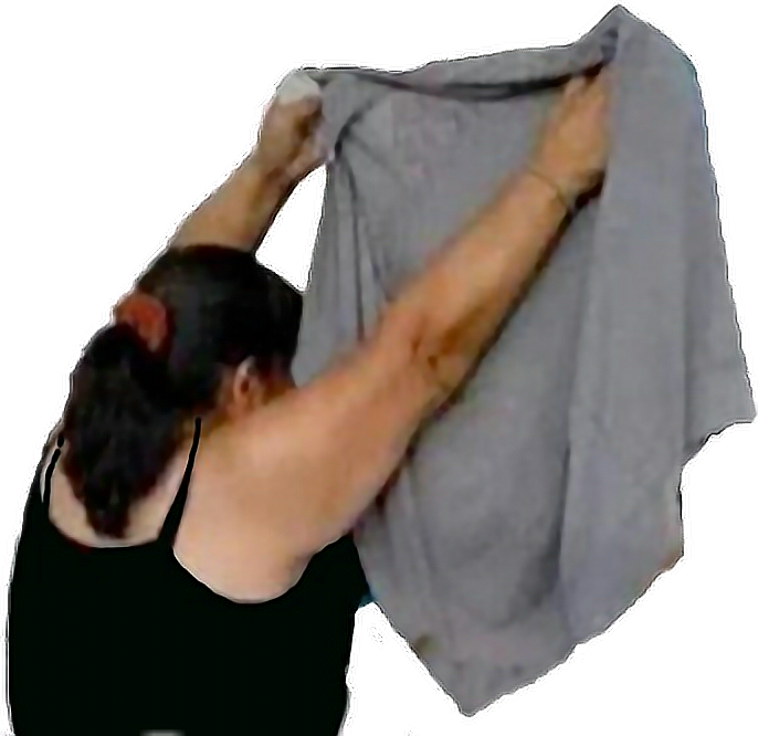 Señora Tapando Png Clipart (686x666), Png Download