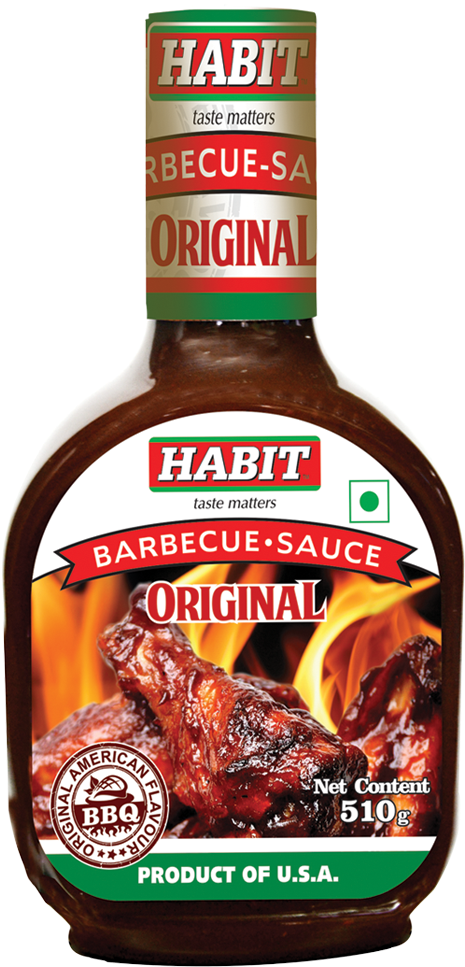 Habitbarbecue Sauce Original - Habit Barbecue Sauce Clipart (876x1075), Png Download