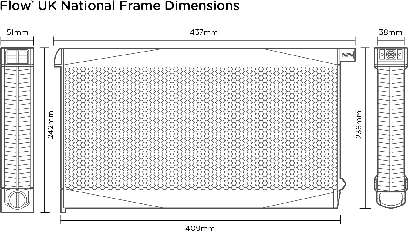 Uk National Flow Frames - Monochrome Clipart (1345x762), Png Download