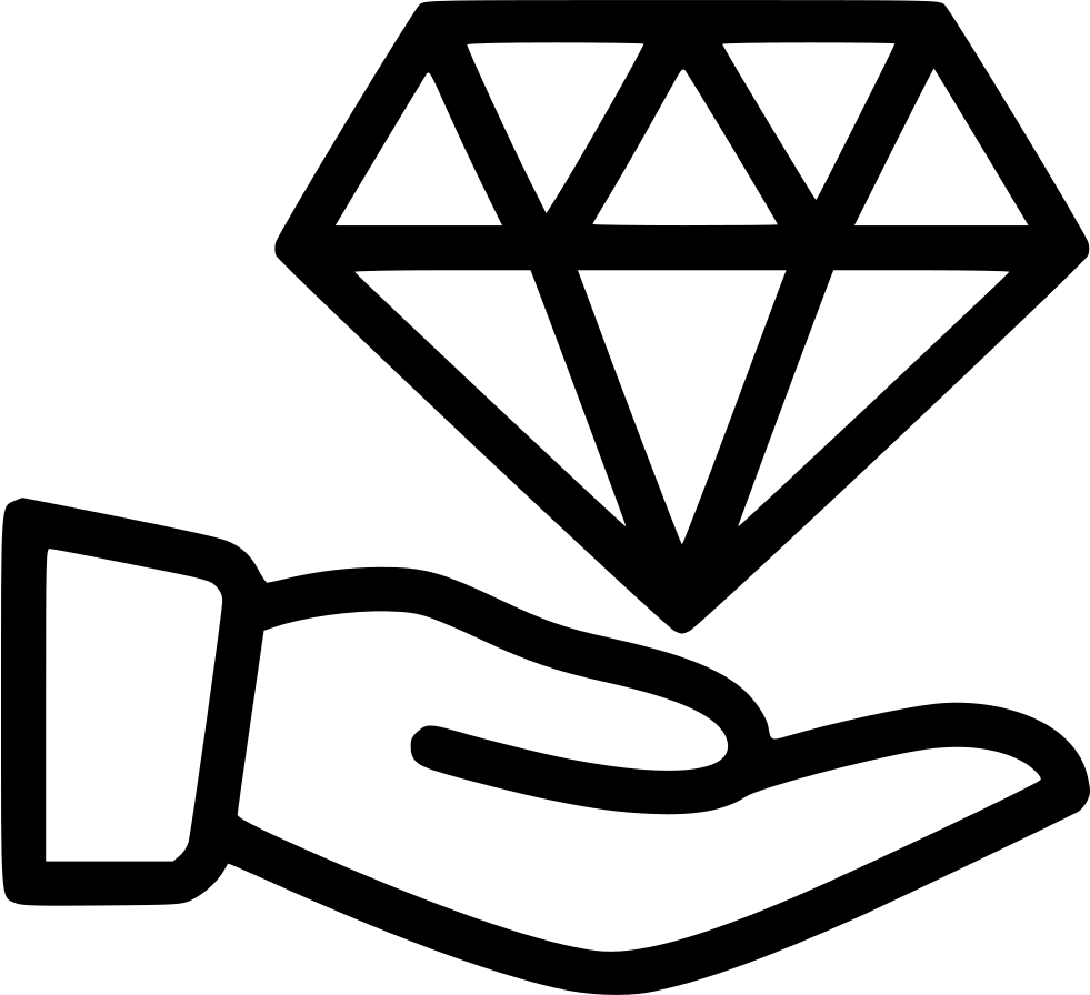 Png File Svg - Diamond Icon Png Clipart (981x896), Png Download