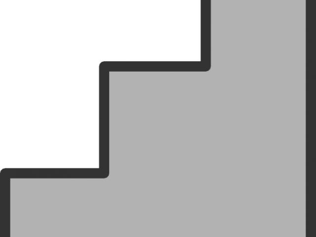 Stairs Clipart Black And White - Kick American Football - Png Download (640x480), Png Download