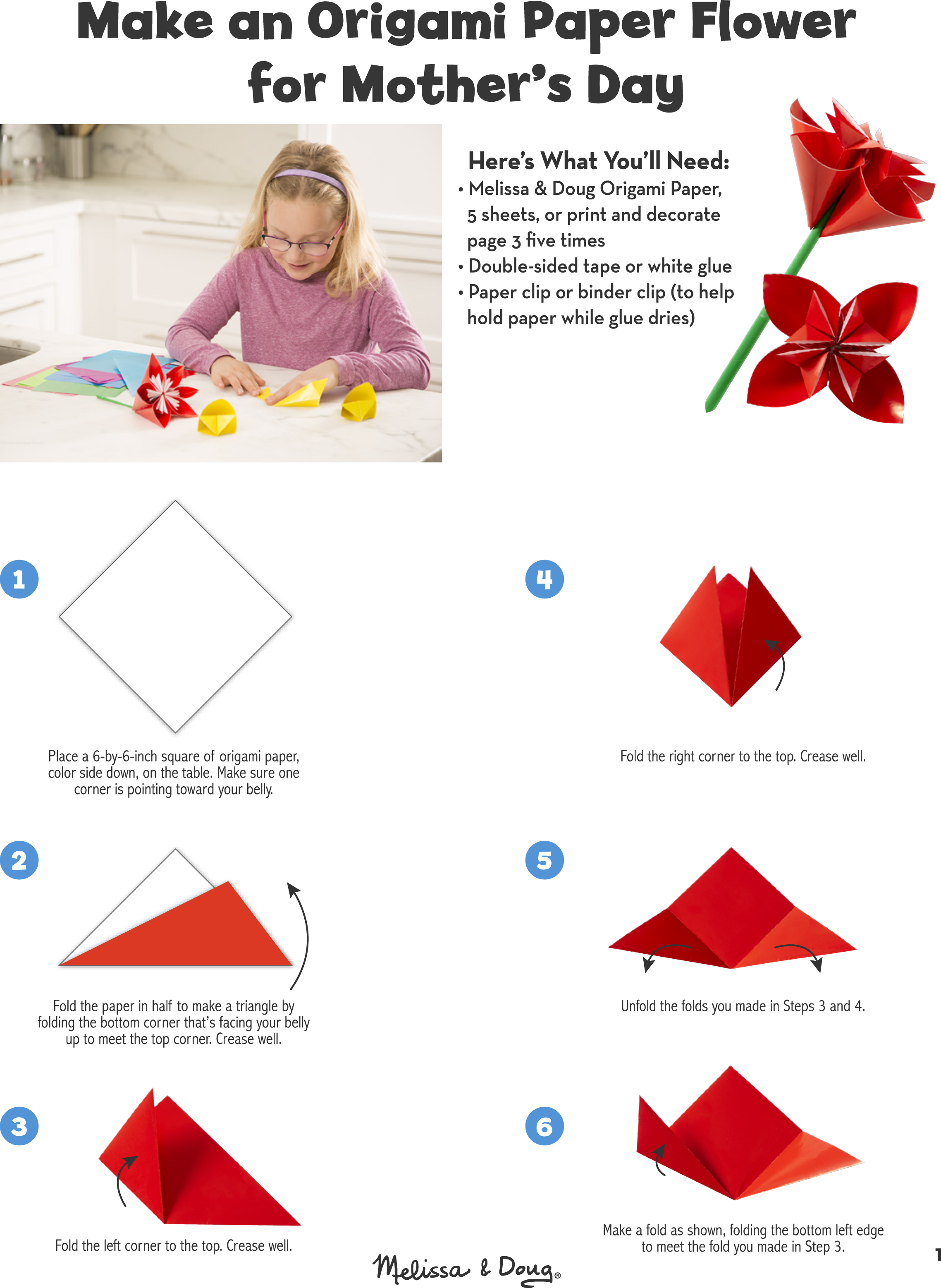 Diy Craft Origami For - Paper Clipart (2276x3114), Png Download