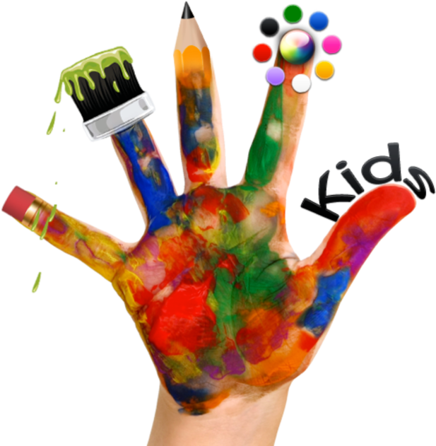 Kids Paint 4 - Kids Art Show Clipart (630x630), Png Download