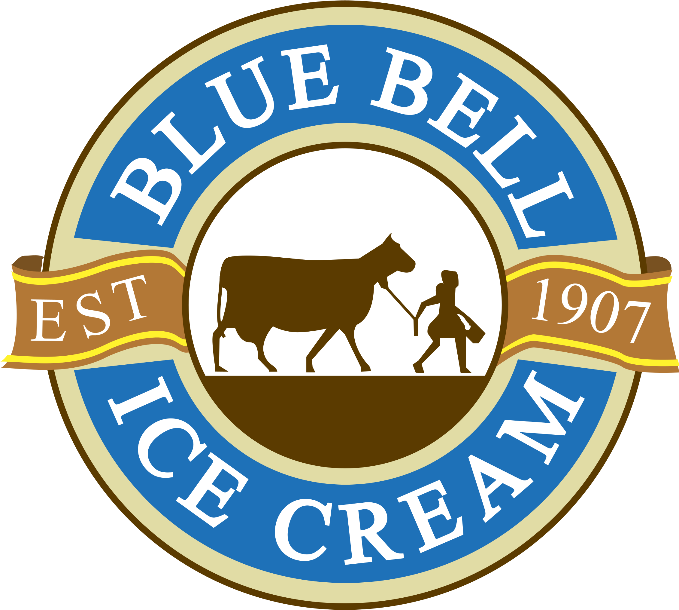 Blue Bell Ice Cream 01 Logo Png Transparent - Bluebell Ice Cream Logo Clipart (2400x2400), Png Download