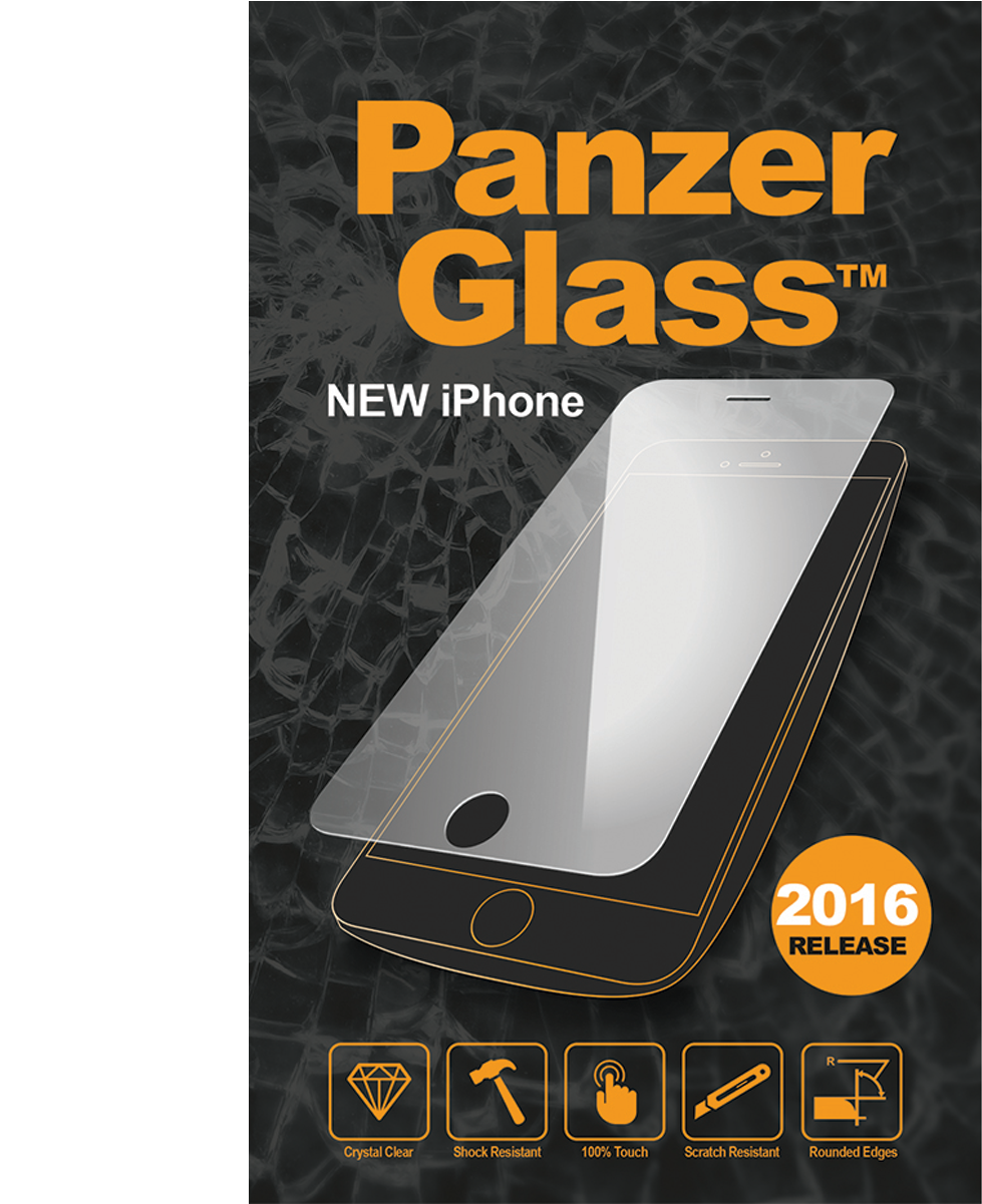 Panzerglass Screen Protector 3d For Iphone 7 - 3d Panzer Glass Clipart (1200x1200), Png Download