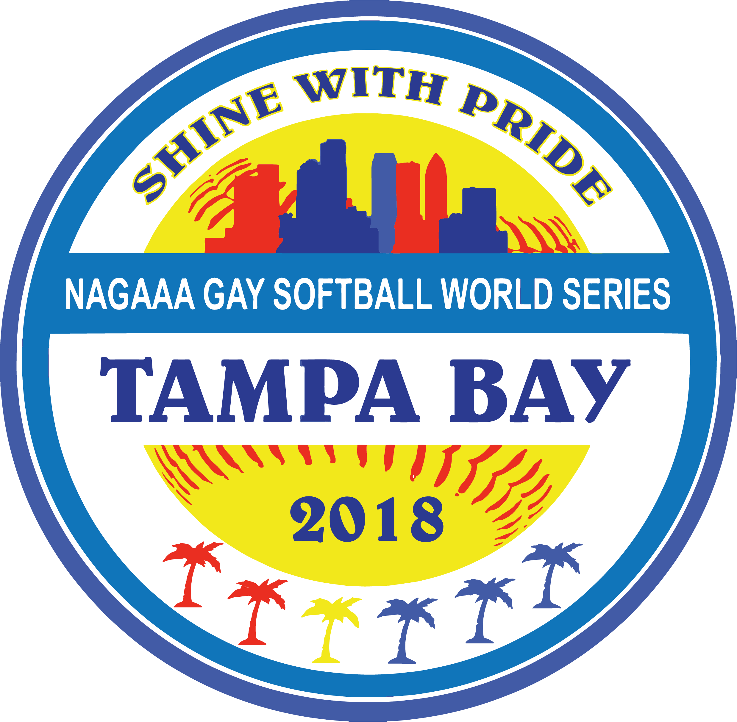 2018 Gsws Hotel Block Opens July 5th - Gay Softball World Series 2018 Clipart (2476x2426), Png Download