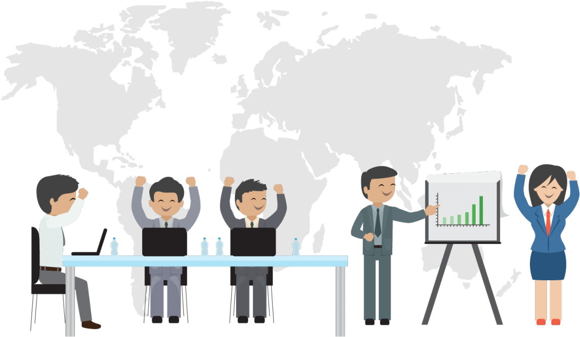 Hw Slide 3 - Cartoon Corporate Clipart (1170x690), Png Download