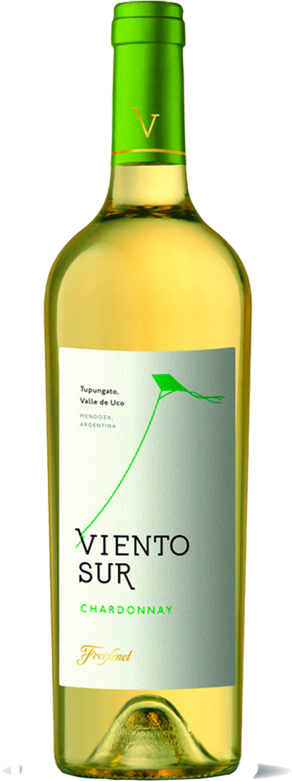 Viento Sur Chardonnay - Viento Sur Torrontes 2016 Clipart (1200x1200), Png Download