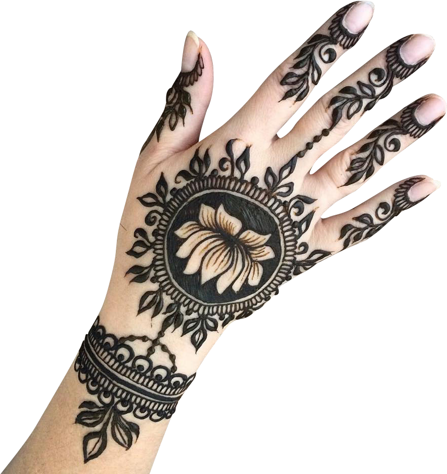 Mendi Design, Henna Designs, Mehendi, Hand Henna, Hand - Mehandi Designs For Hand Clipart (960x960), Png Download