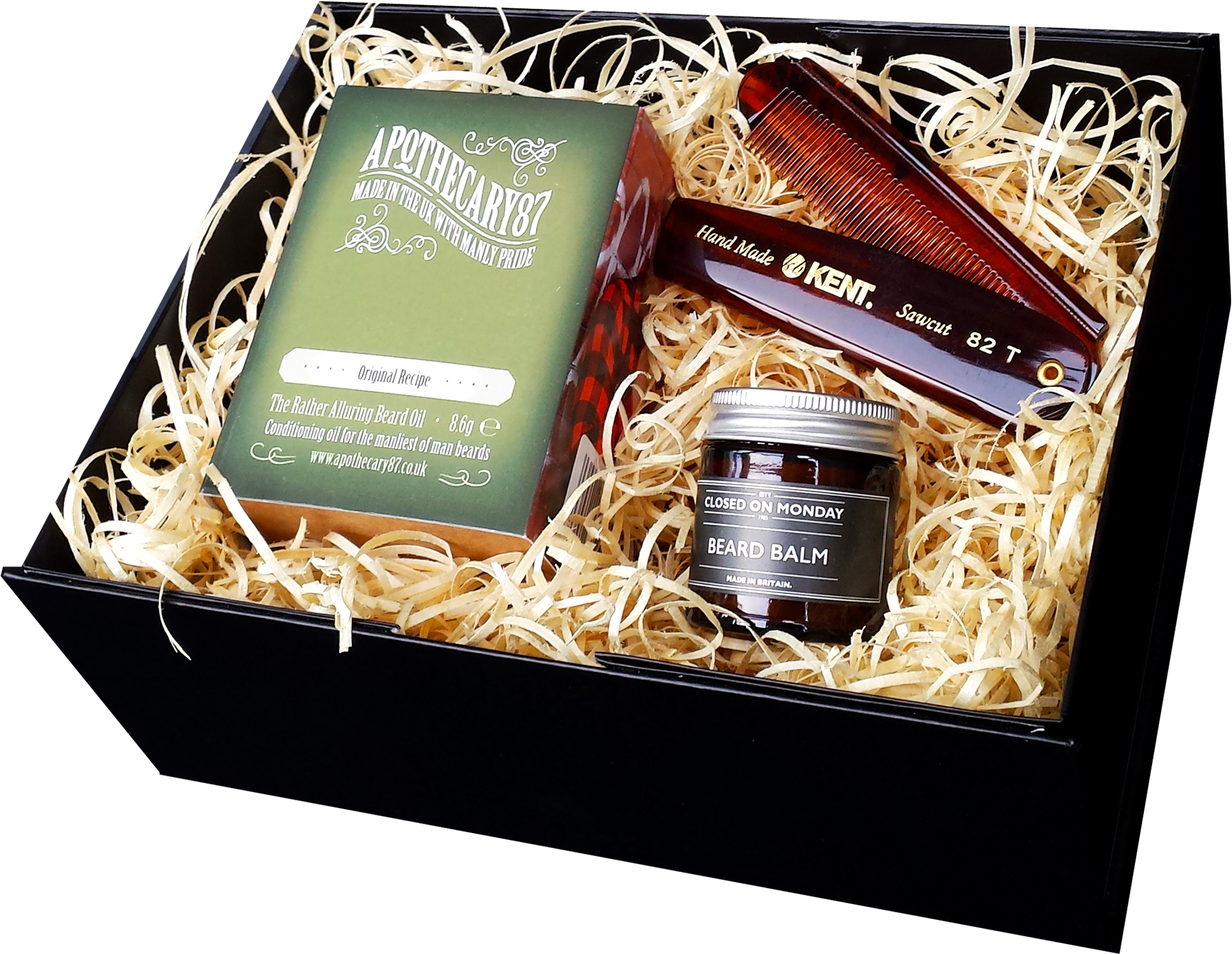 Love Beard Gift Box - Gift Basket Clipart (2713x2076), Png Download