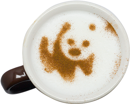 Java Gear Latte Art Stencil Pack - Cappuccino Clipart (600x600), Png Download