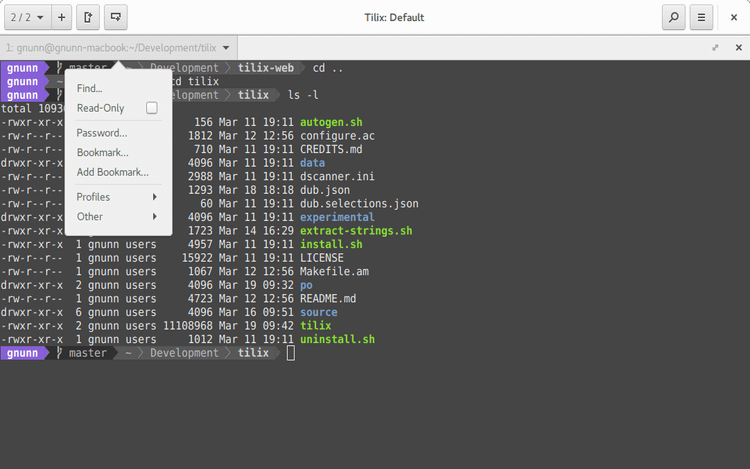 Gtk3 Tiling Terminal Emulator For Linux - Tilix Terminal Clipart (750x469), Png Download