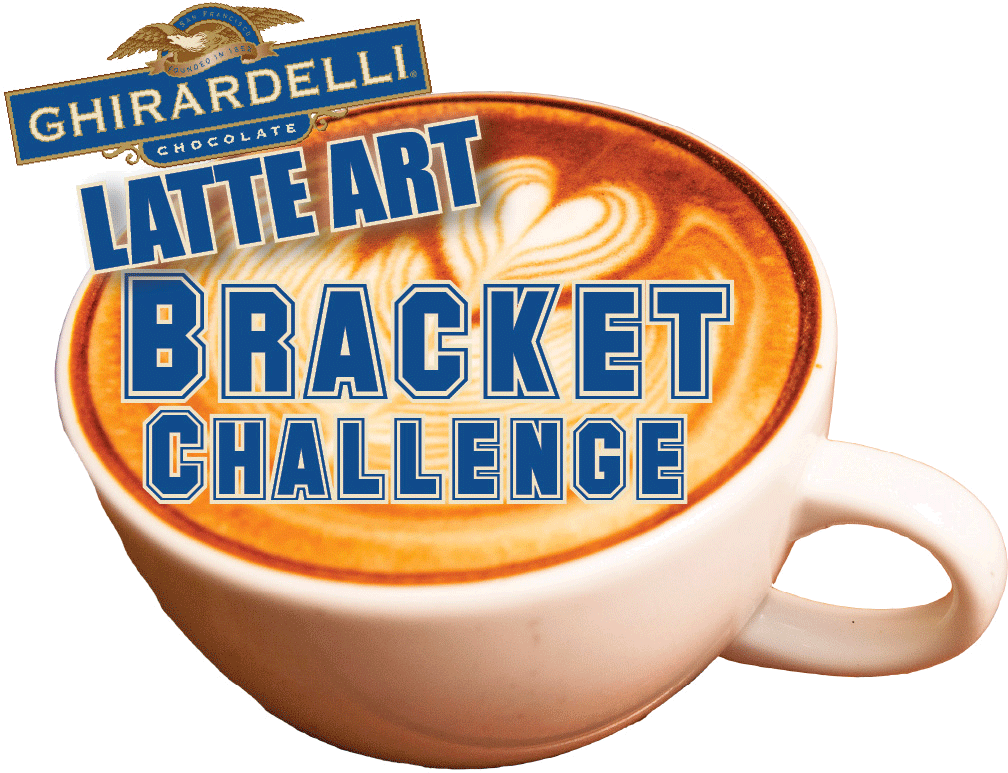 Ghirardelli Latte Art Bracket Challenge - Ghirardelli Chocolate Clipart (1008x773), Png Download