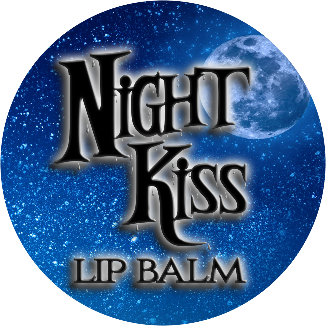 Night Kiss Lip Balm - Label Clipart (1280x1280), Png Download