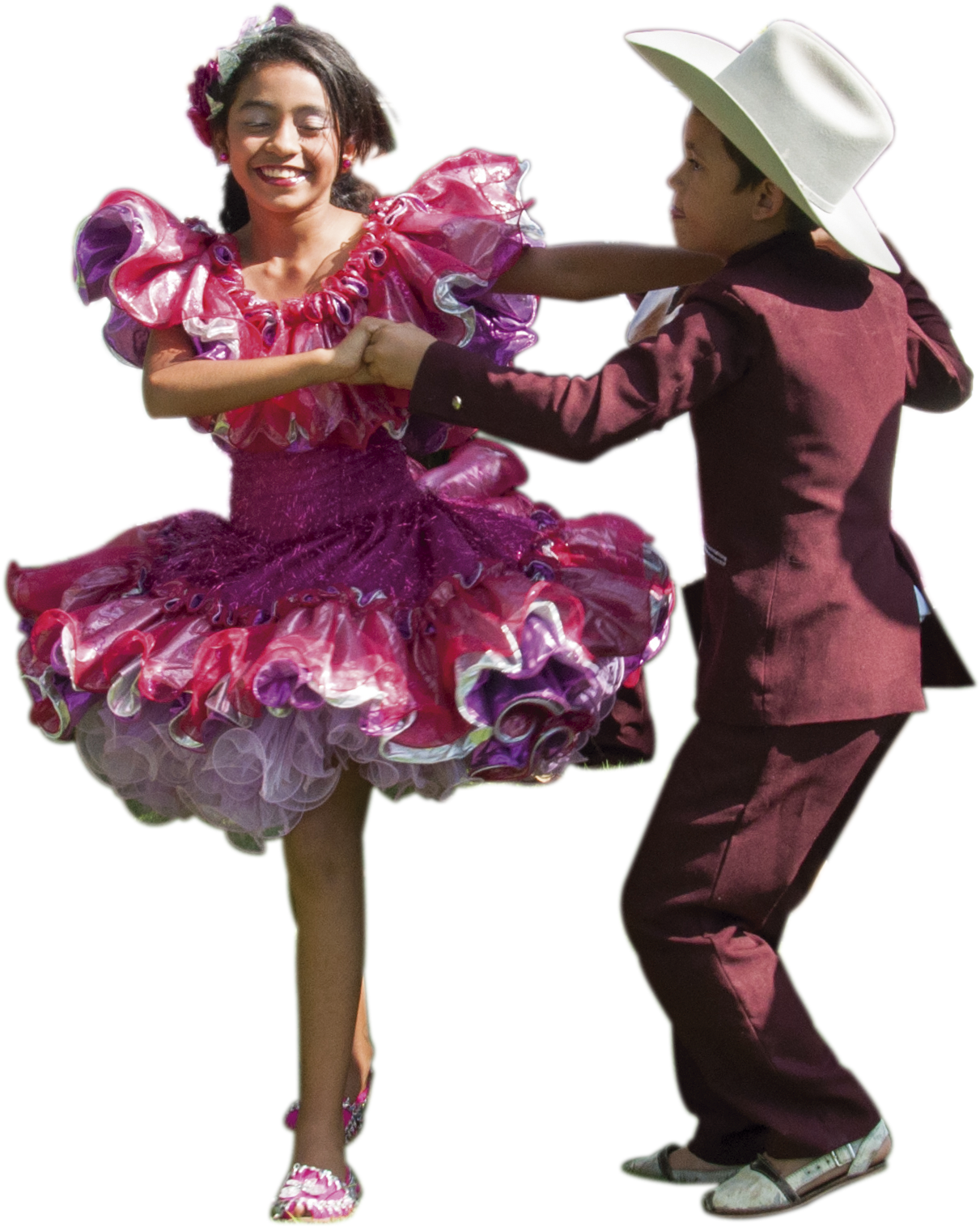 Bailando - Niños Bailando Joropo Clipart (1337x1649), Png Download
