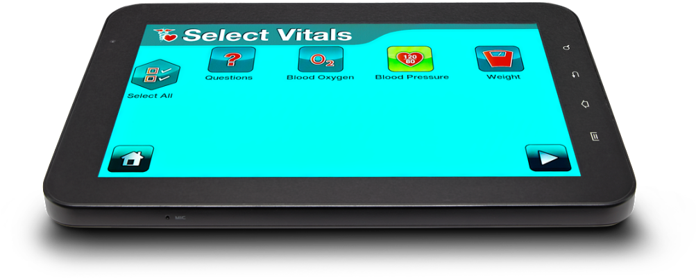 Genesis Touch Select Vitals Top View - Tablet Computer Clipart (1003x401), Png Download