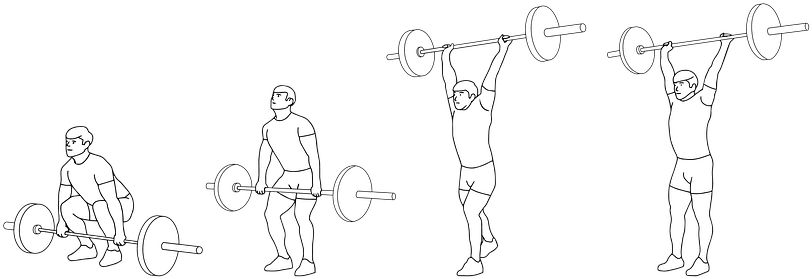 Weightlifting Sports Muscle Lifting Players - Powerlifting Clipart (960x382), Png Download