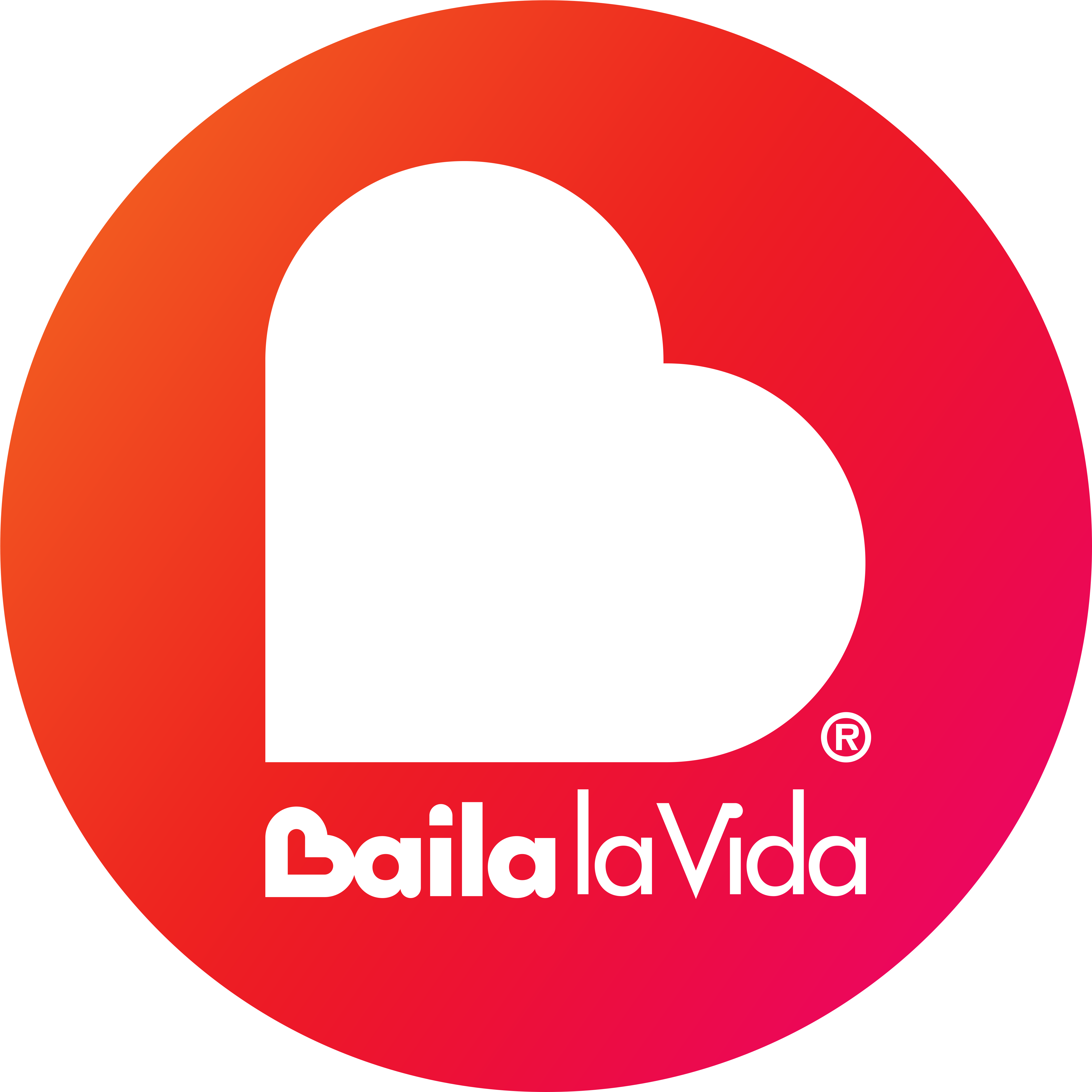 Se Feliz, Baila La Vida - One Heart Clipart (4429x4429), Png Download