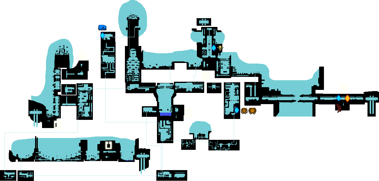 Industrialcomplex Map - Rain World Industrial Complex Map Clipart (1253x598), Png Download