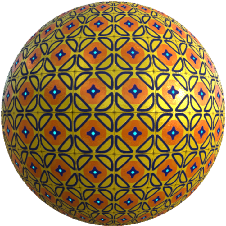Arabesque Tiles - Circle Clipart (760x760), Png Download