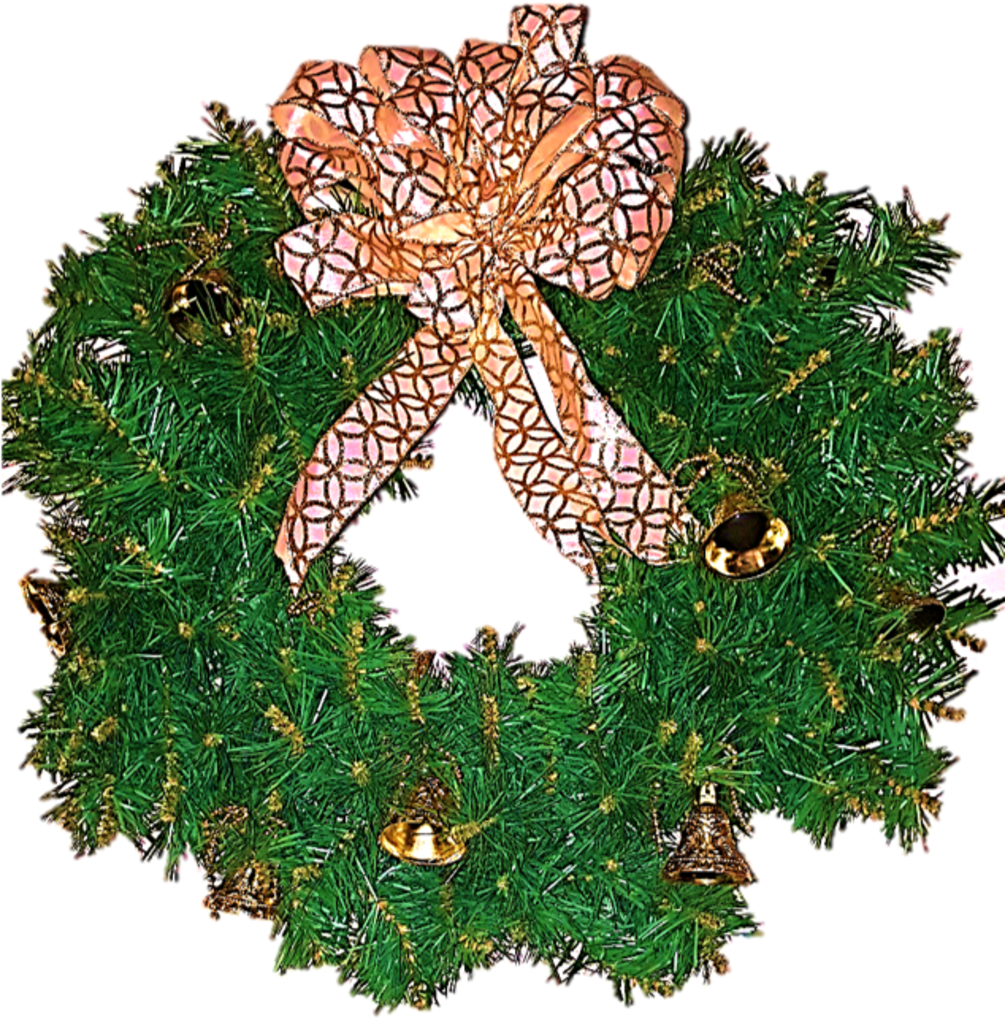 The Bell Wreath - Wreath Clipart (1024x1119), Png Download