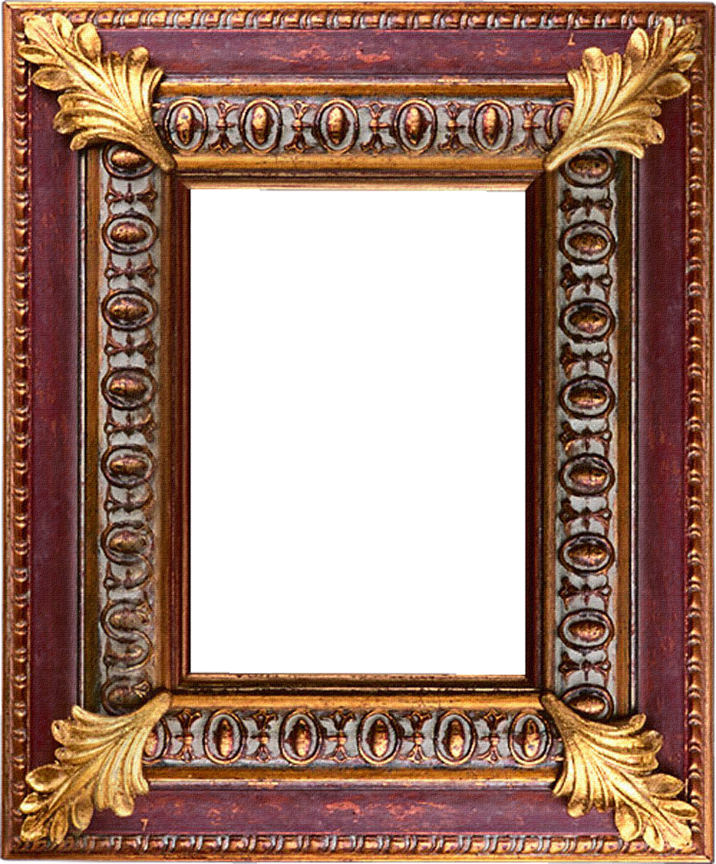 Art Deco Borders, Borders For Paper, Christmas Rugs, - Cuadro Antiguo Png Clipart (1464x1766), Png Download