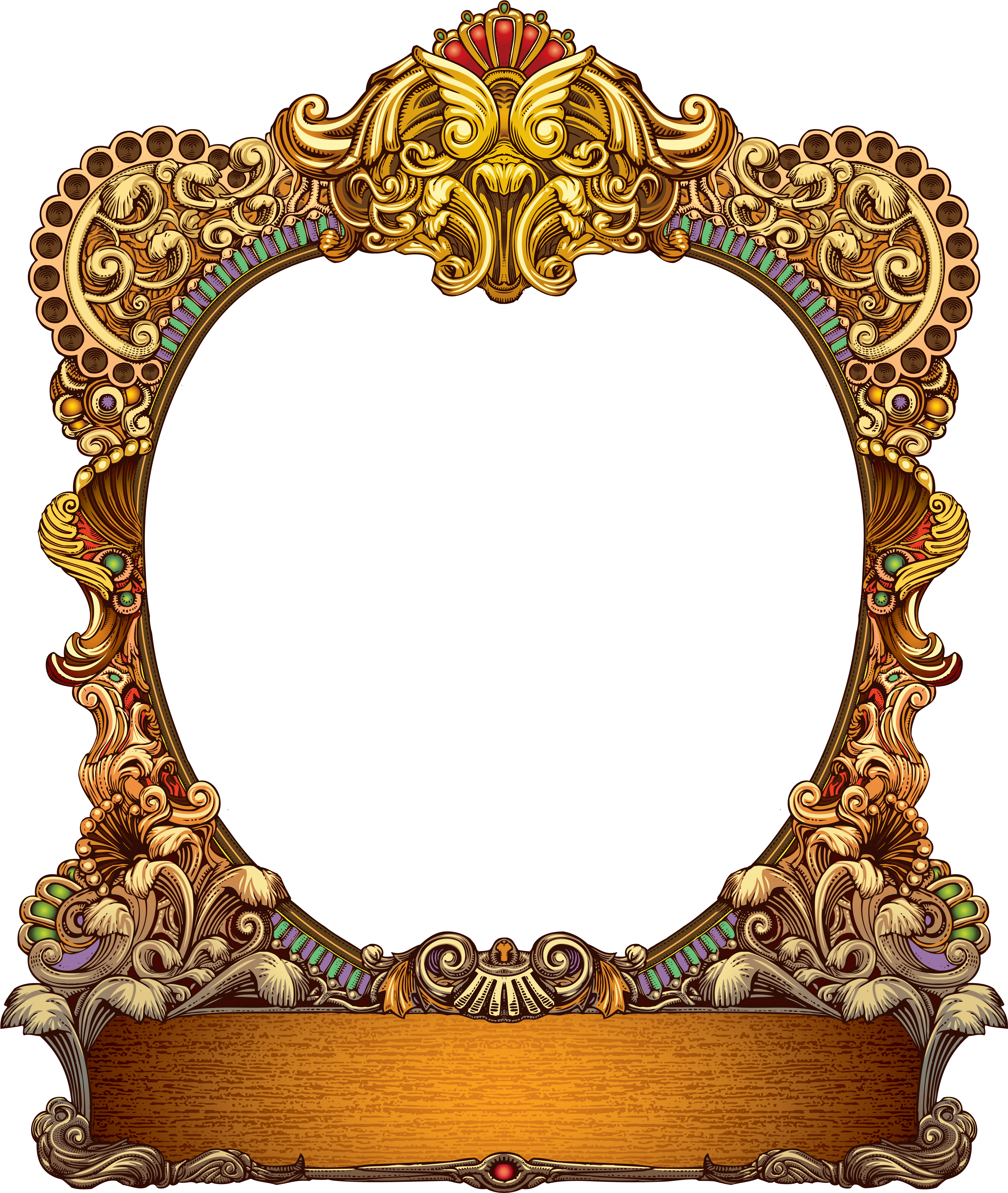 Pin By Derm Design On Frames اطارات - Сказка Царевна Лягушка С Картинками Clipart (4990x5904), Png Download