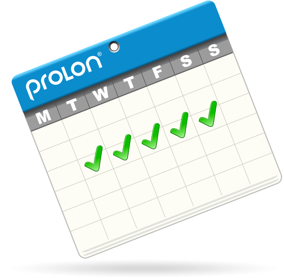 Prolon Calendar 1 - Slope Clipart (600x630), Png Download