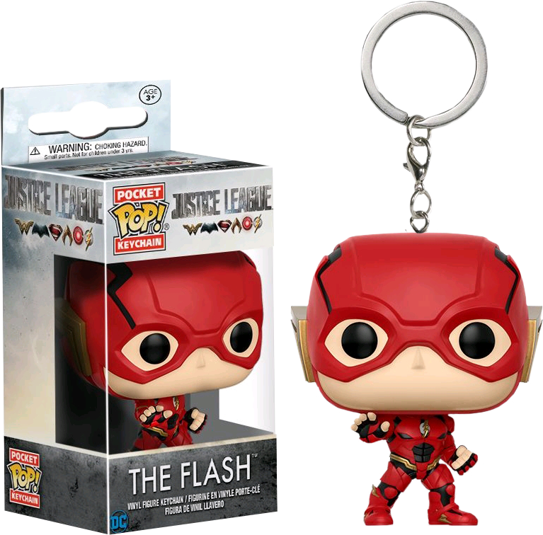 Vinyl Keychain By Funko - Flash Pocket Pop Keychain Clipart (767x756), Png Download