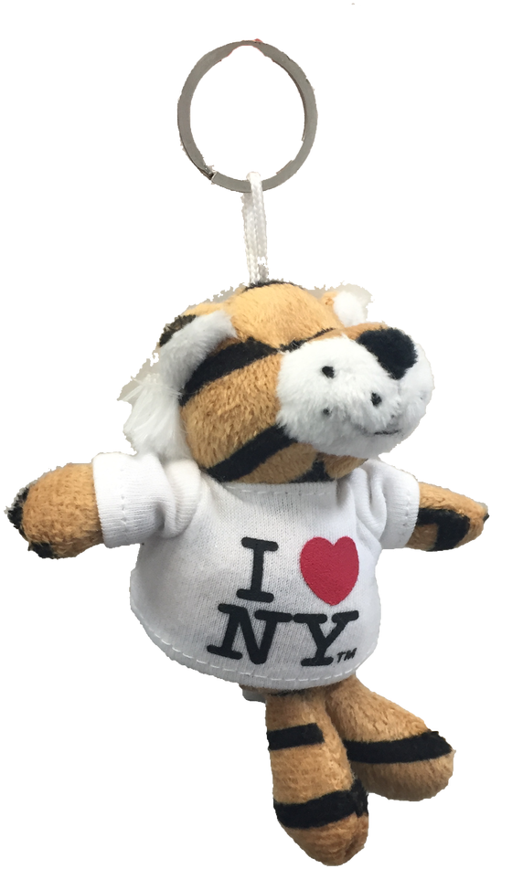 Love Ny Tiger Plush Key Chain , Png Download - Love New York Clipart (560x951), Png Download