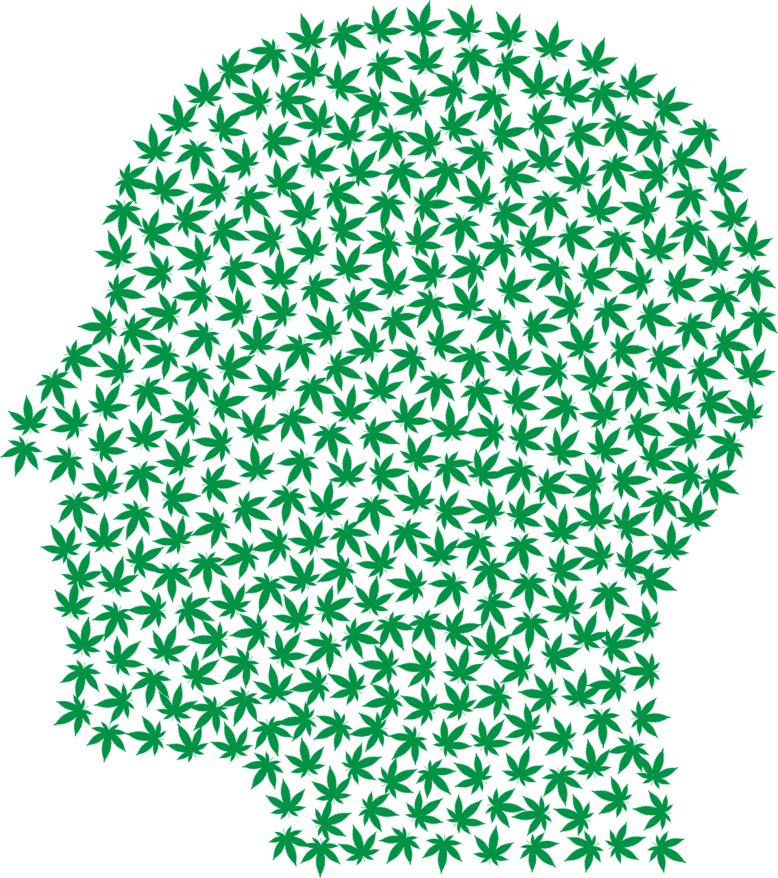 Marijuana Cannabis Head - Graphic Design Social Change Poster Clipart (1135x1280), Png Download