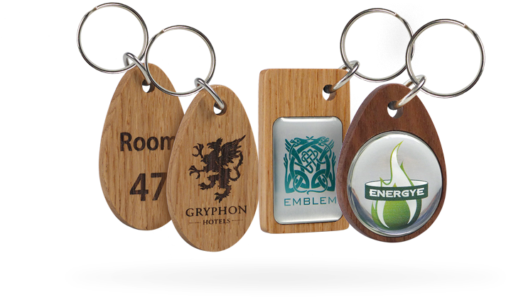 Real Wood Keyrings - Key Rings Hd Png Clipart (800x450), Png Download