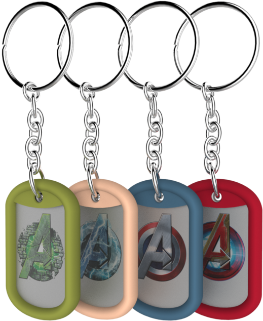 Closer Look At New Avengers - Key Chain Png File Clipart (575x664), Png Download