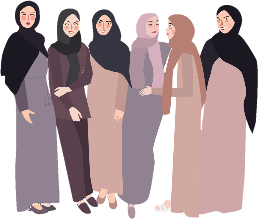 Muslim Sticker - Girls Hijab Icon Png Clipart (896x797), Png Download