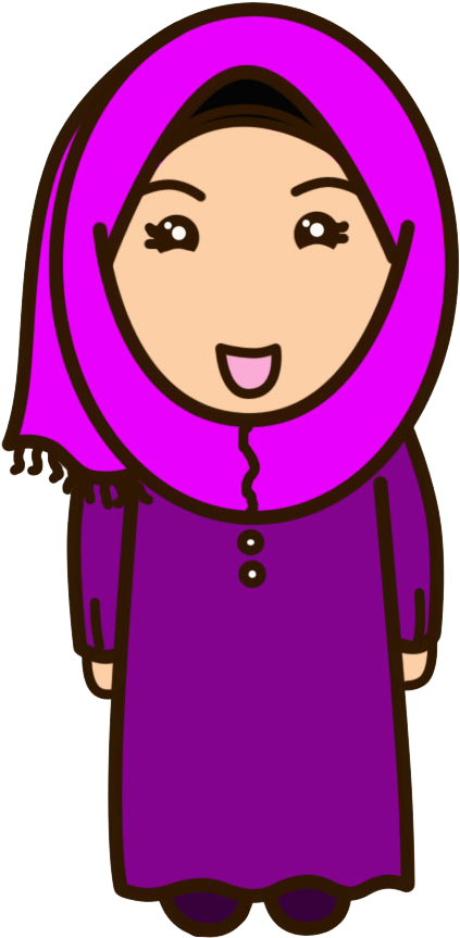 Pin Image Muslimah Cartoon Wallpaper Islamic Tattoo - Cartoon Clipart (593x900), Png Download