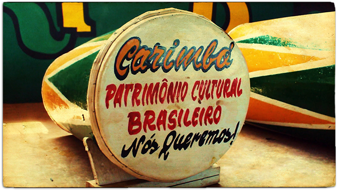 The Carimbó Was And Is Still Played Nowadays With The - Writing Clipart (1000x375), Png Download