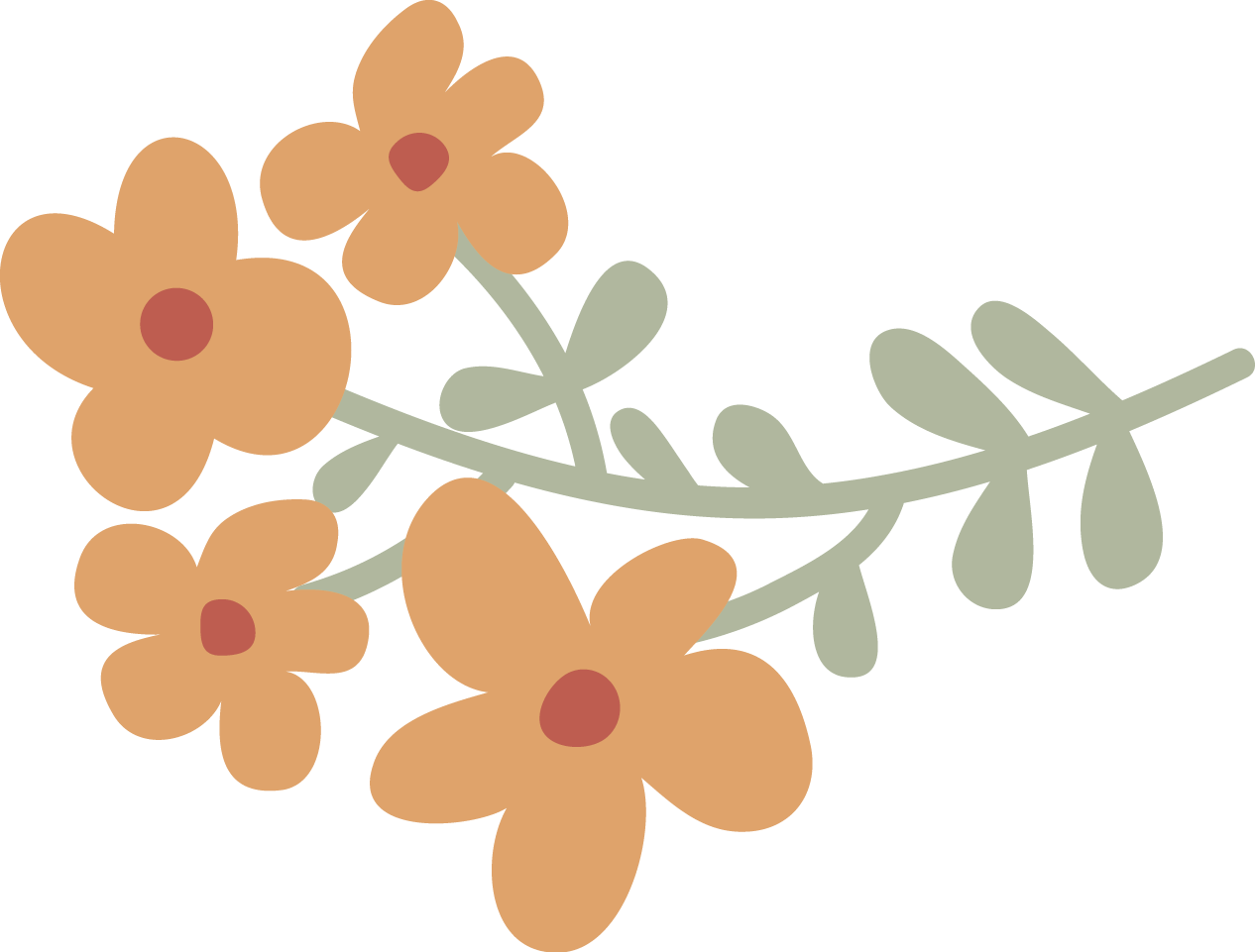 Estas Flores Las Pueden Descargar Clic Derecho Guardar - Laurel Flowers Png Clipart (1266x961), Png Download
