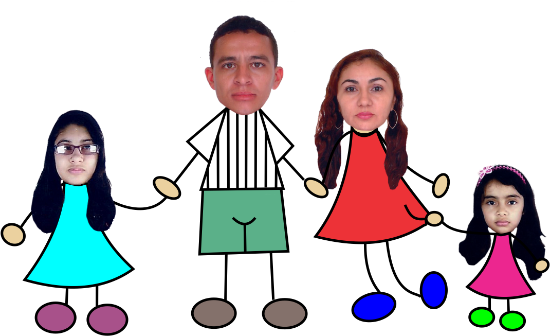 Montagem Familia Feliz - Child Clipart (1080x660), Png Download