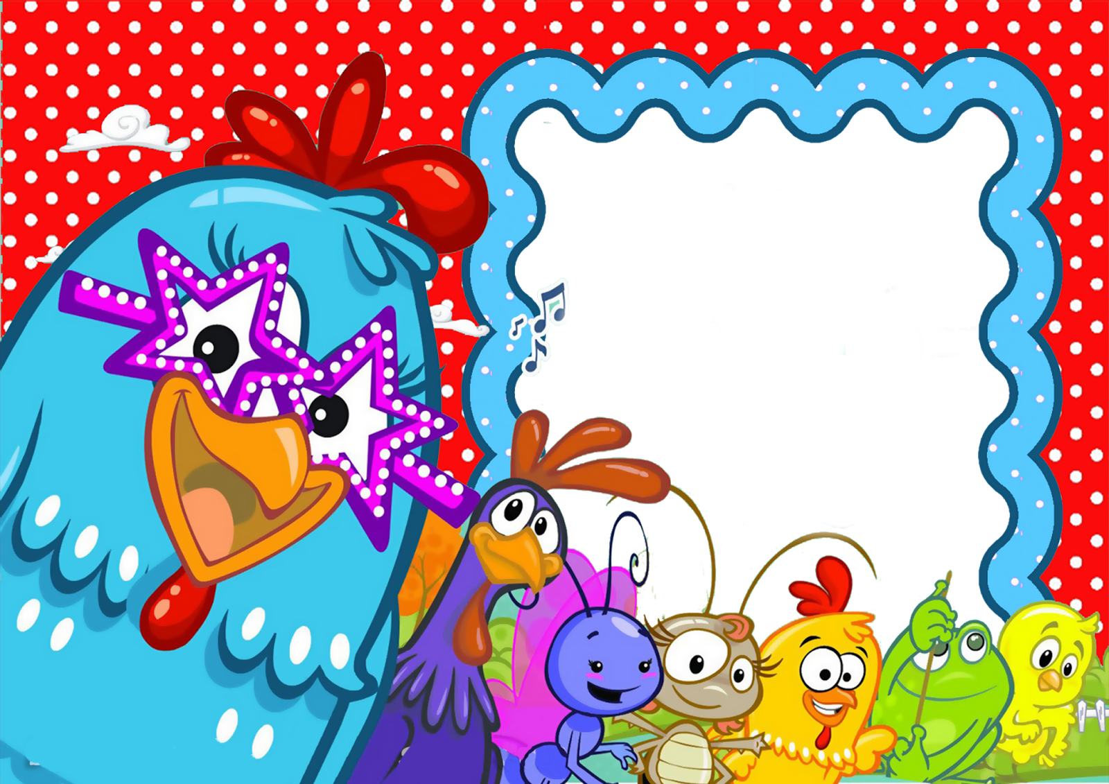Molduras Da Galinha Pintadinha Clipart (1600x1131), Png Download