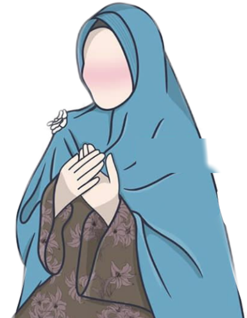 #sabr #islam #hijab #muslimah #indonesia #moeslim - Illustration Clipart (498x642), Png Download