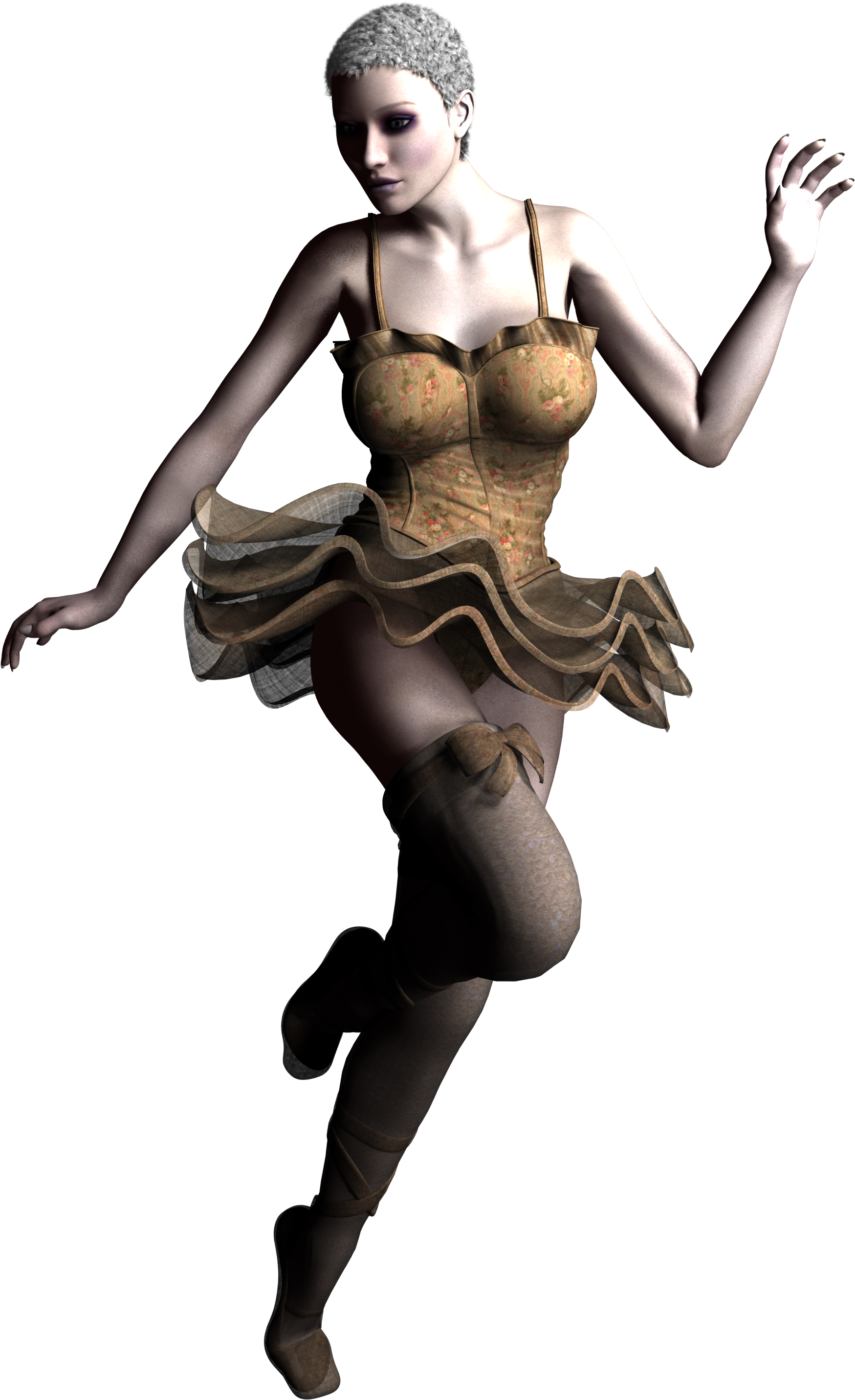 Dancer Woman Tutu Posing 1005369 - Animated Dancing Png Transparent Clipart (2318x3000), Png Download