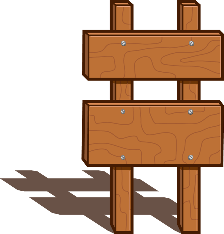 Imágenes De Carteles De Madera - Wooden Signs Clipart (763x800), Png Download