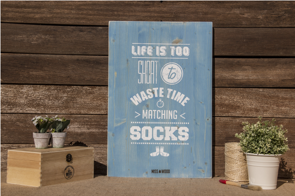 Cartel De Madera Hecho A Mano En Barcelona - Signage Clipart (600x600), Png Download