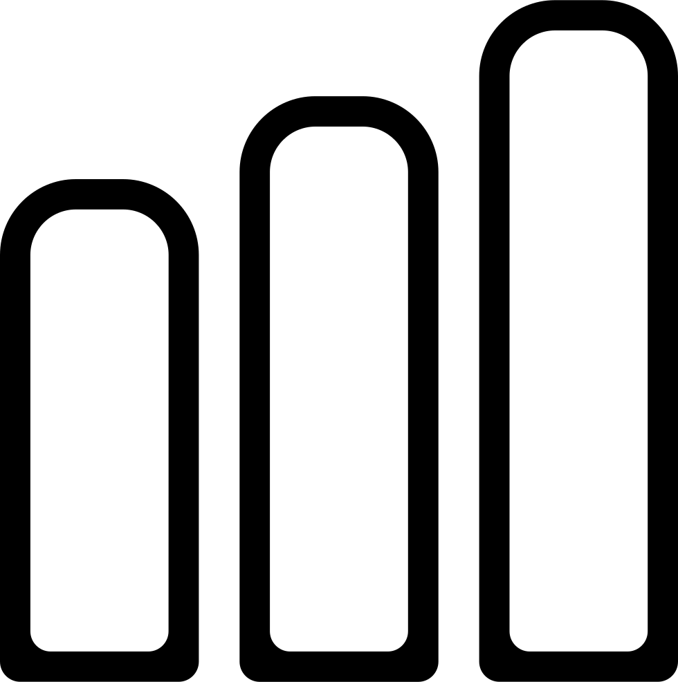 Png File Svg - Phone Signal Icon White Clipart (980x986), Png Download