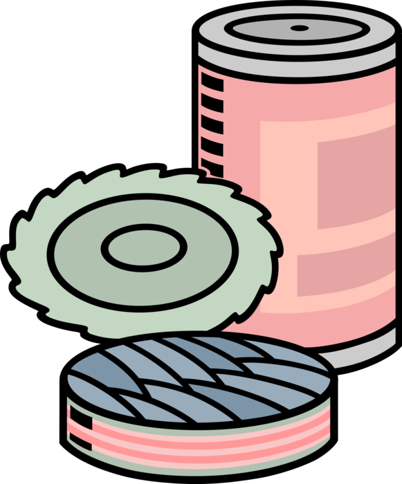 Vector Illustration Of Tin Or Can Of Sardines Nutrient-rich - Sardines Can Clipart - Png Download (581x700), Png Download