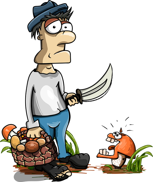 Mushroom Basket Of Mushrooms Orange-cap Boletus - Грибнику С Днем Рождения Clipart (604x720), Png Download